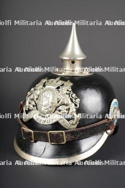 Casque à pointe M1896 troupe du 1e Pionier Bavarois. Bavarian enlisted pickelhaube M1896 of the 1st Pioneer Battalion