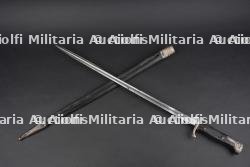 Baïonnette allemande S98 export pour la Turquie. German Seitengewehr 98 exported to Turkey.