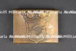 KuK Bosnie boucle de ceinturon. KuK Bosnia belt buckle.