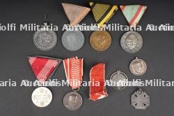 Lot de médailles Austro-Hongroises. Lot of Austro-Hungarian medals.