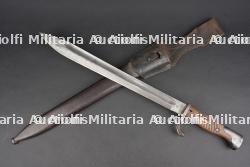 Baïonnette allemande 98-05 avec porte fourreau. German Seitengewehr 98/05 with frog.