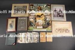 Fort lot de photos, cartes postales et documents allemands. Large lot of German photographs, postcards, and documents.