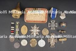 Ensemble de médailles et insignes allemands impériaux. Set of Imperial German medals and insignia.