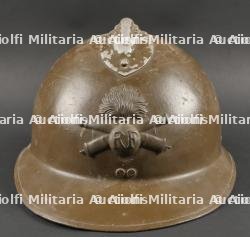 Casque Adrian 1926 artillerie. Artillery helmet. — miniature 3