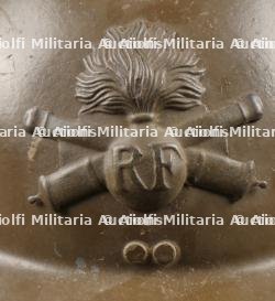 Casque Adrian 1926 artillerie. Artillery helmet. — photo 4