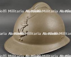 Casque Adrian 1926 troupes coloniales. Colonial troops helmet.