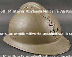 Casque Adrian 1926 troupes coloniales. Colonial troops helmet. — miniature 2