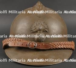 Casque Adrian 1926 officier infanterie. Adrian infantry officer helmet. — photo 3