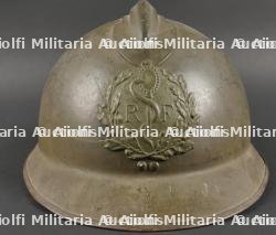 Casque Adrian 1926 service de santé. Medical Helmet. — photo 3