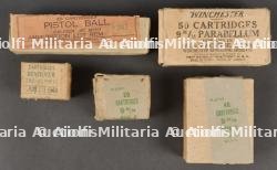 Boîtes de cartouches 9mm. 9mm cartridge boxes