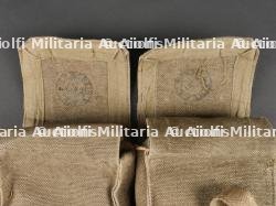 Ensemble Pochettes à pansements Commandos Parachutistes Type II 48 datée 1953. Commandos Parachutists Type II 48 dressing pouches set dated 1953 — miniature 6