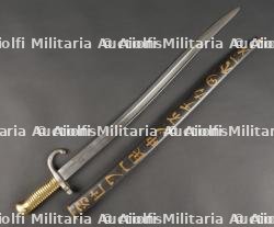 Baïonnette Chassepot tirailleur indochinois. Chassepot bayonet Indochinese rifleman