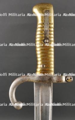 Baïonnette Chassepot tirailleur indochinois. Chassepot bayonet Indochinese rifleman — miniature 7