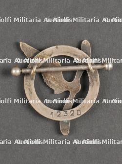 Brevet de personnel des équipages années 1930. Aircrew member brevet. — miniature 2