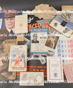 Lot de documents Vichy et divers. Lot of Vichy and miscellaneous documents — photo 3