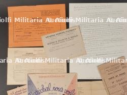 Lot de documents Etat Français. Lot of French State documents — photo 11