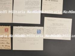 Lot de lettres et signatures autographes. Lot of autograph letters and signatures — miniature 8