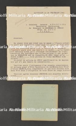 Lot de documents Armistice. Lot of Armistice documents — miniature 14