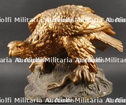Aigle en plâtre type impériale. Imperial style plaster eagle