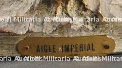 Aigle en plâtre type impériale. Imperial style plaster eagle — photo 2