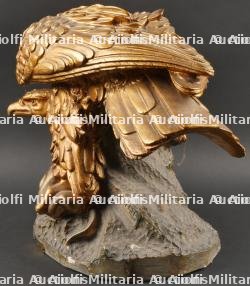 Aigle en plâtre type impériale. Imperial style plaster eagle — photo 3