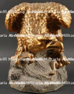 Aigle en plâtre type impériale. Imperial style plaster eagle — miniature 5
