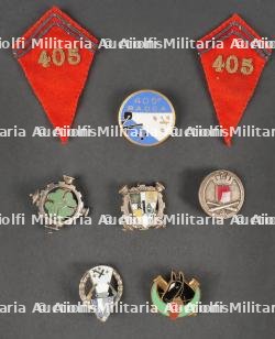 Lot d'insignes d'artillerie. Artillery insignias. — photo 1