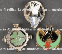 Lot d'insignes d'artillerie. Artillery insignias. — photo 2