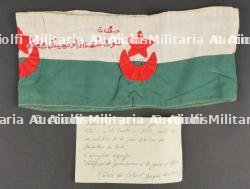 Bonnet de police de Fellagha. Fellagha side cap