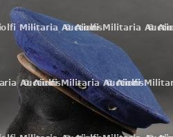 Béret Bleu Roy Réglementaire en 3 parties. Royal blue regulation beret three piece — miniature 4
