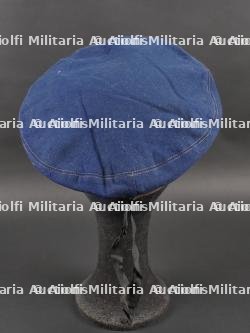 Béret Bleu Roy Réglementaire en 3 parties. Royal blue regulation beret three piece — photo 6
