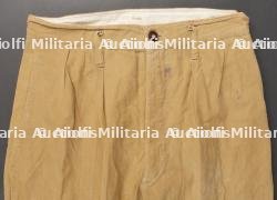 Pantalon et ceinture prisonnier français. French prisoner trousers and belt — miniature 3