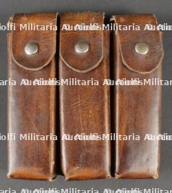 Porte chargeurs PM fabrication Extrême Orient. SMG magazine pouch Far East manufacture