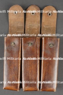 Porte chargeurs PM fabrication Extrême Orient. SMG magazine pouch Far East manufacture — miniature 3