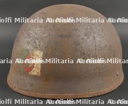 Casque tankiste anglais réutilisé FLN. British tanker helmet reused by FLN