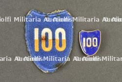 Insigne de la 100ème DI US. — miniature 1