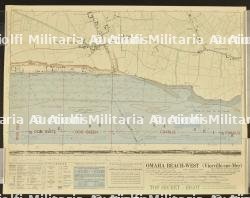 Carte Bigot Top Secret Vierville sur Mer Omaha Beach.