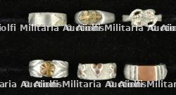 Ensemble de 6 bagues artisanat de tranchée — photo 1