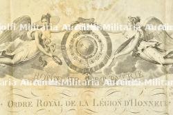 Brevet d'officier de l'ordre Royal de la Légion d'Honneur et Autorisation de port de l'Ordre du Lys — photo 10