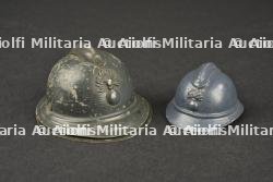 Encrier et miniature Casque Adrian modèle 1915 — photo 1