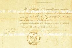 Diplôme de la médaille de l'Expedition de la Mer Baltique de 1854 — photo 2