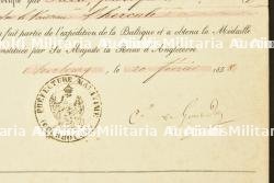 Diplôme de la médaille de l'Expedition de la Mer Baltique de 1854 — miniature 10