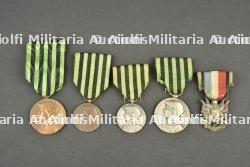 Ensemble de 5 médailles commémoratives Guerre 1870-1871 — miniature 1