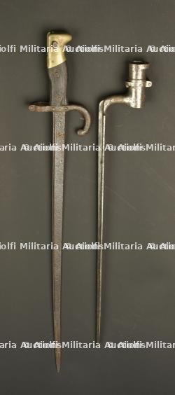 Lot de 2 baïonnettes M1822 et Gras 1874 — photo 1