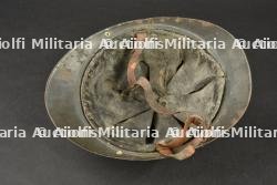 Casque Adrian 15 Artillerie avec plaque Soldat de la Grande Guerre — miniature 3