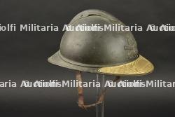Casque Adrian 15 Artillerie avec plaque Soldat de la Grande Guerre — miniature 6