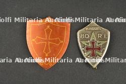 Lot d'insignes Maquis du 80ème RI