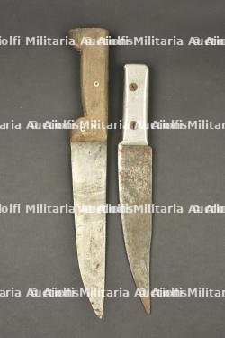 Lot de 2 poignards de tranchée type couteau de boucher — photo 2