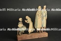 Scénette en bois avec infirmières et poilus — miniature 3