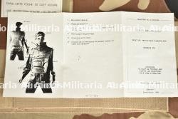 Casque français F1 et gilet pare éclats camouflage désert, lunettes et baïonnette Famas — photo 5